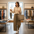 Brad and Rena Adele Pull on Pant - Olive